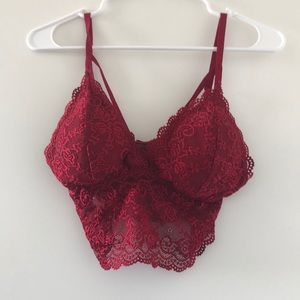 Red lingerie top